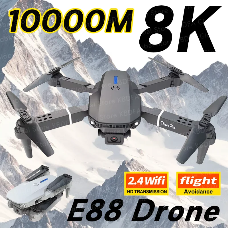 Eachine Drone E58 - E88 Профессиональный широкоугольный радиоуправляемый дрон с